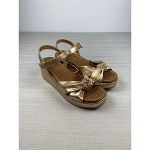 Circus By Sam Edelman‎ "Stephanie" Platform Sandals Size 7 1/2 Rose Gold